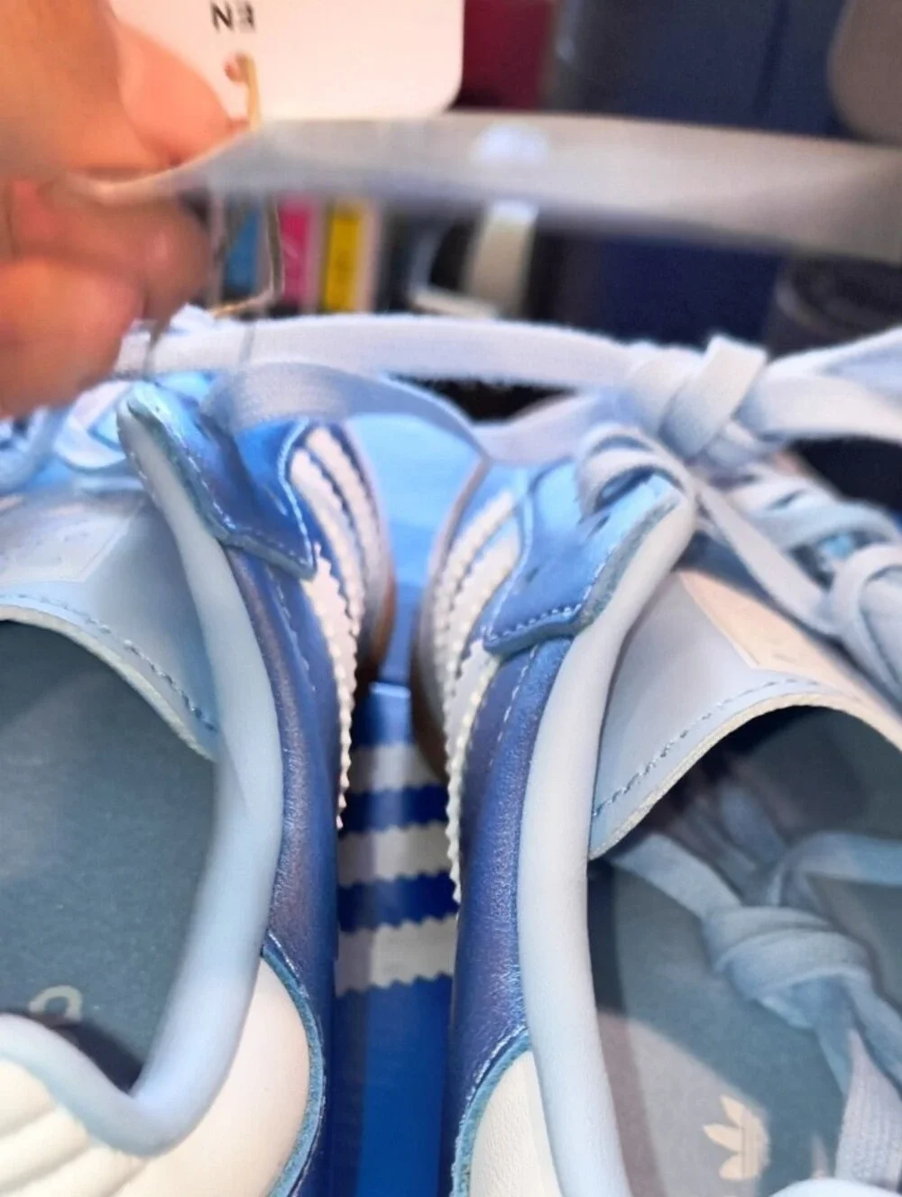 adidas Originals Samba OG - Clear Sky Metallic Blue / Cloud White NWT